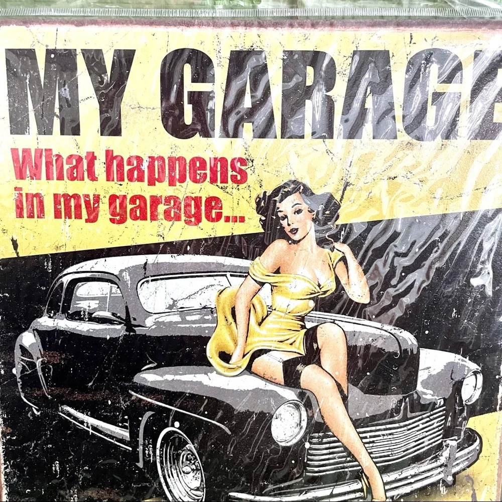 NEW My Garage My Rules Metal Sign